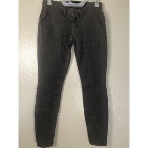 Lucky Brand Gray Low Rise Ankle back Zip Skinny Women’s Jeans Sz 0/25